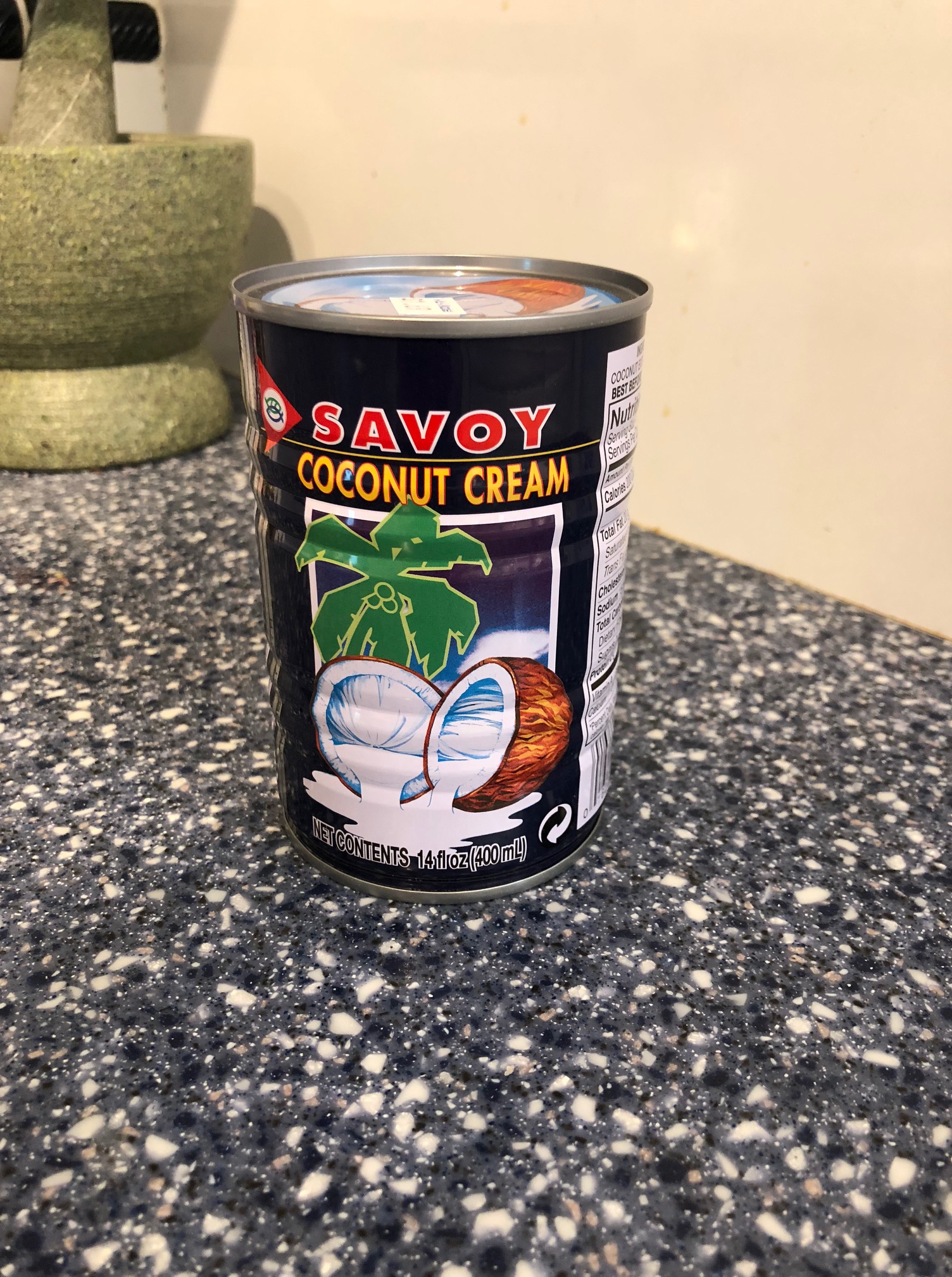 Can of Savoy Coconut Cream