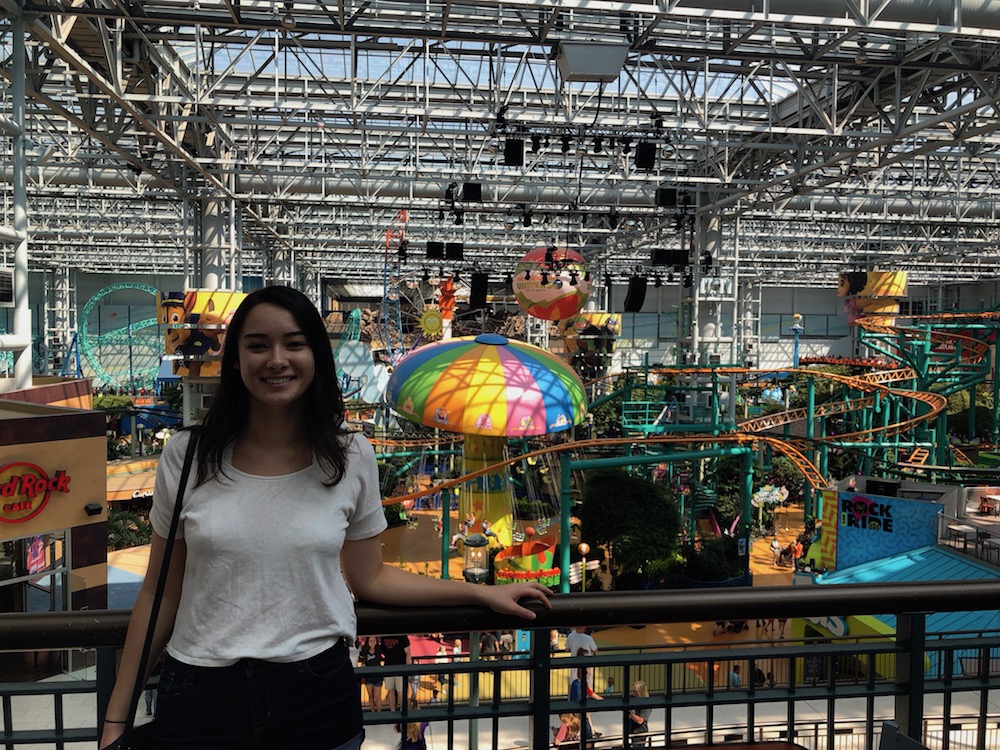 Catherine at the Mall of America