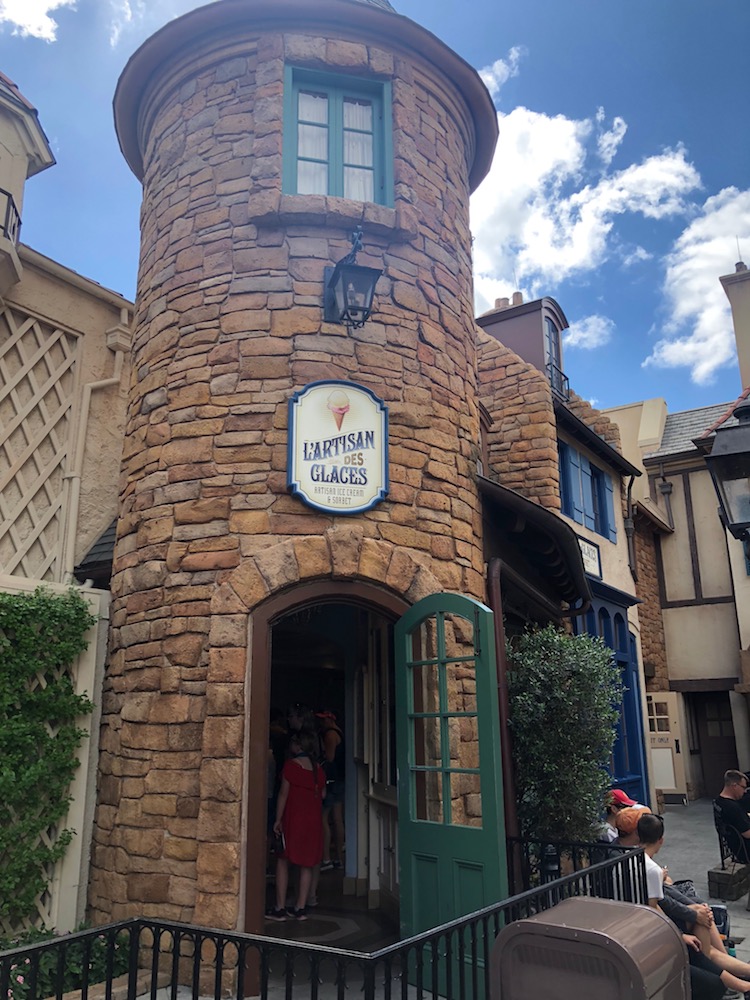 Ice Cream store at France in Epcot