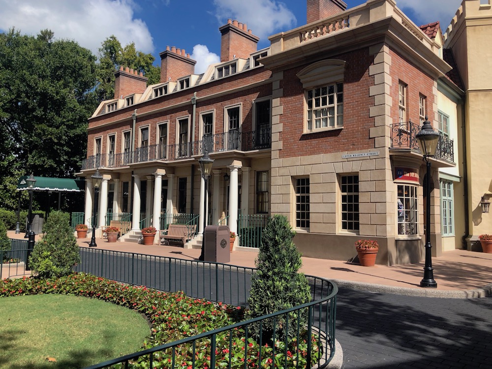 UK street scene in Epcot