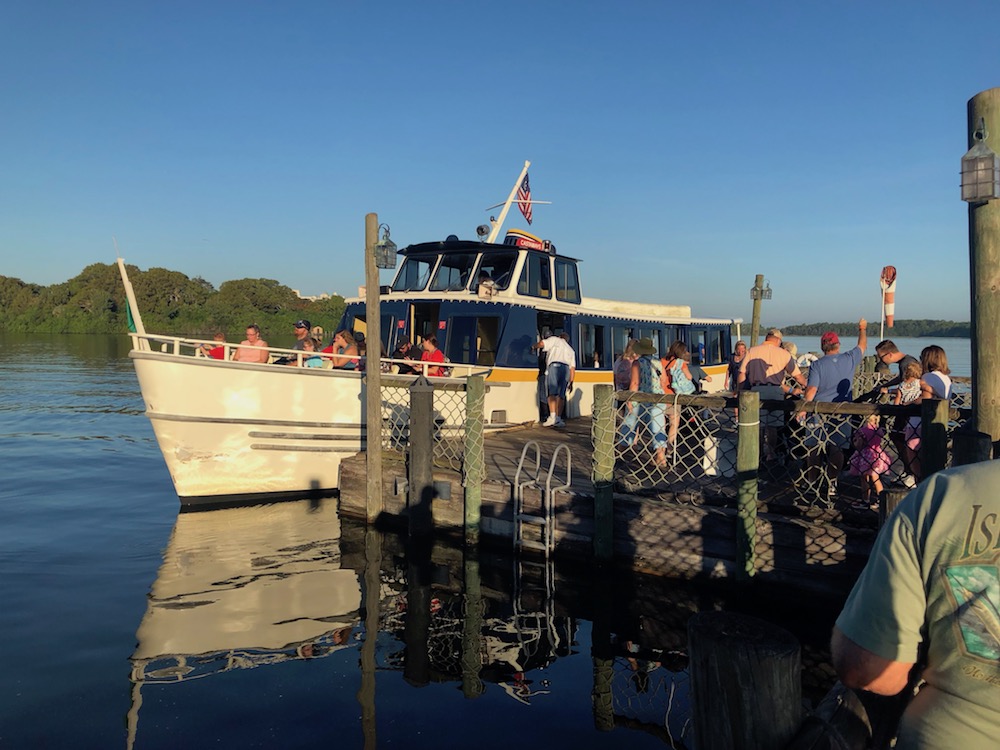 Boat to Magic Kingdom