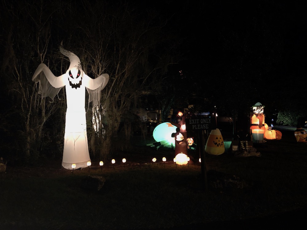 Halloween Decorations at RV Park